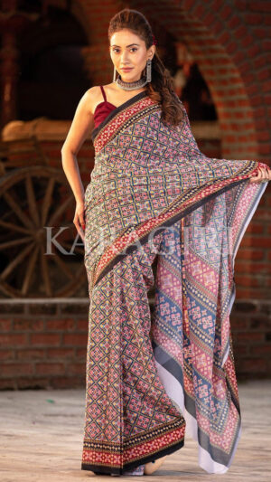 Multicolour Patola Saree